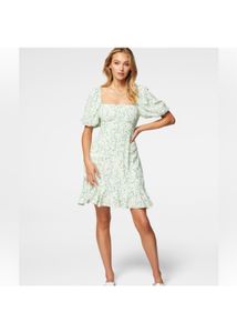 Forever New Veronica Puff Sleeve Sun Dress