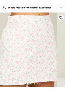 Floral Print Skirt