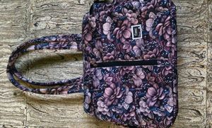 Floral Print Tote Bag
