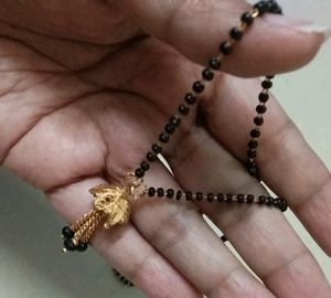 New Mangalsutra,  New Brooch /Saree Pin &amp; Black Mini Hair Clip