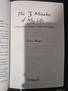 3 Mistakes Of My Life By Chetan Bhagat
