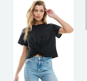 GU Sister Brand Of uniqlo Front Knot Top