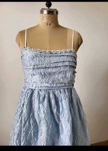 Elegant Blue Midi Dress