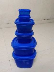 Blue Food Container Set