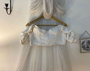 Zara Cotton Bustier Off Shoulder