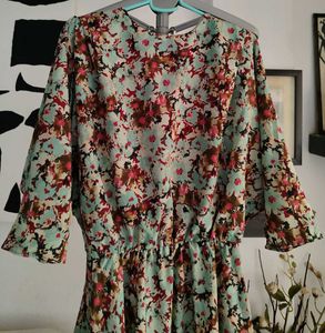 Zara Floral Retro Dress