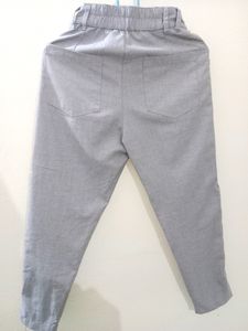 Tokyo Talkies Grey Formal Trousers