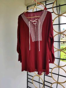 Burgundy Top/Tunic