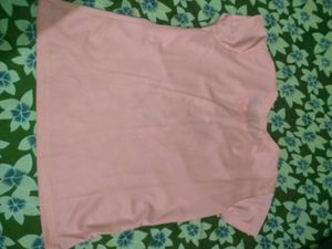 Peach T-Shirt  And Orange Tshirt (Combo)