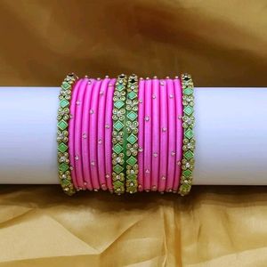 Red &amp; Gold Bangle Set