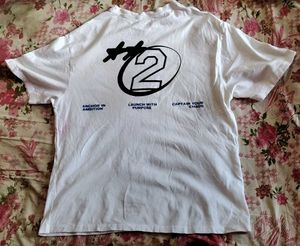 White Graphic Print T-Shirt