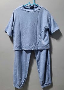 Blue Top & Bottom Set