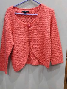 Coral Knit Cardigan