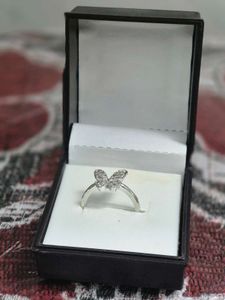 Butterfly Ring - Silver Tone