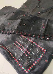 Organza Black Dress