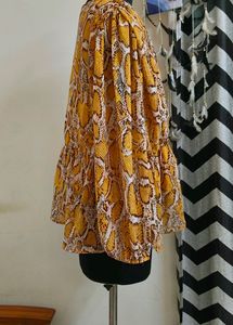Pluss Plus Size Yellow Top