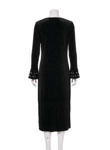 Elegant Black Velvet Dress