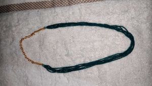 Crystal Beaded Green Necklace
