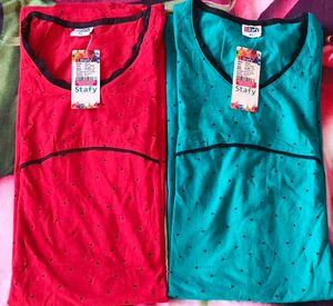 combo of 2 brand new short Polka dots nighty