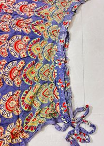 Cotton Wrap Skirt