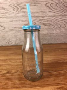 Glass Juice Bottle
