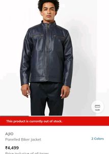 Stylish Black Faux Leather Jacket