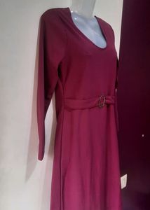 Maroon Dress