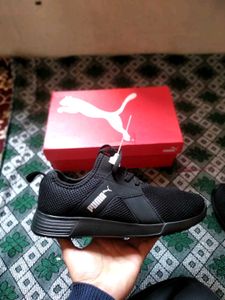 Puma Black Running Shoes