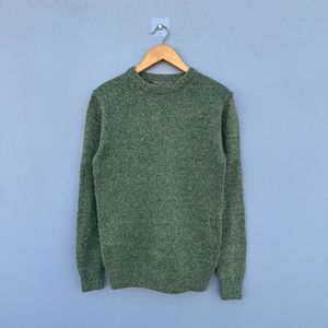 Green Wool Blend Sweater