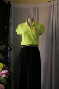 Yellow Converse Polo Top