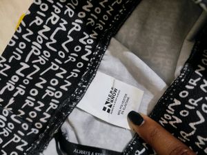 Dark Grey Typography Shorts