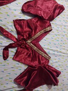 Elegant Dhoti Nd Choli Set