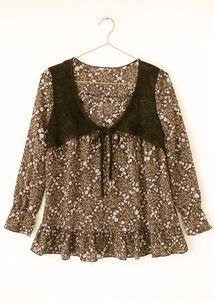 Cottagecore Mesh Top