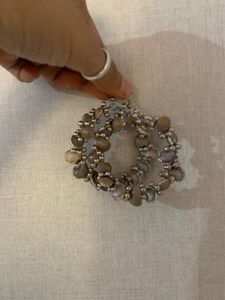 Beaded Hoop Earrings