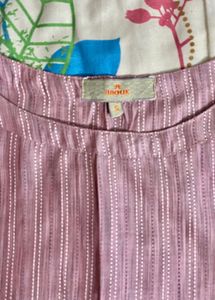 Pink Strappy Kurti