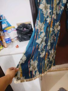 Floral Salwar Kameez Suit dupatta