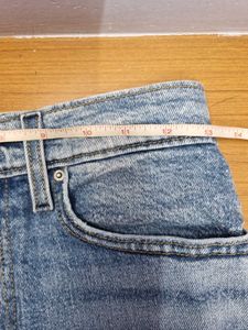 Levi&#39;s High-Waisted Distressed Denim Shorts