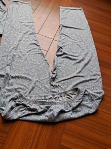Floral Pajama Set With Beautiful Lace