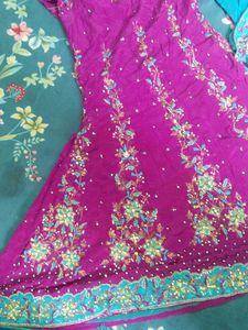 Purple Dress Material