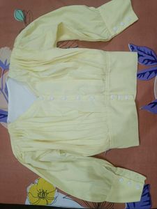 Yellow Long Sleeve Top