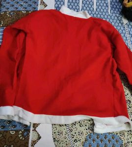Cute Red Santa Cardigan