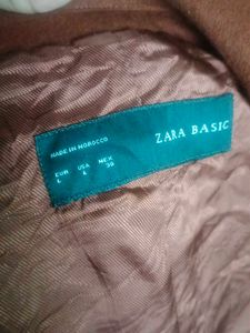 Zara Faux Fur Wool Blend Vest