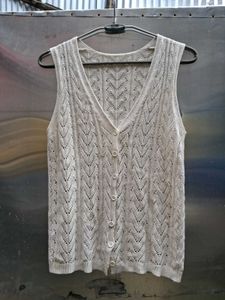 Knitted Vest Top Sweater