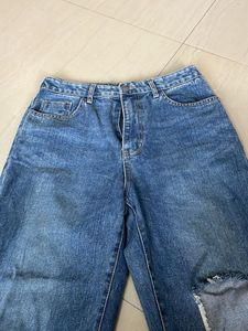 Denim Ripped Jeans For Women