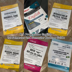 B.A programme English Complete Set