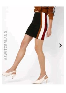 Tally Weijl Color Block Mini Skirt