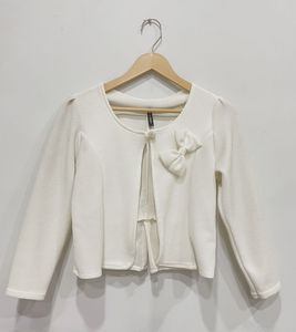 Coquette bow coat