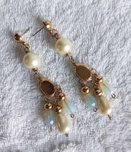 Ocean Pearl Drop Earrings