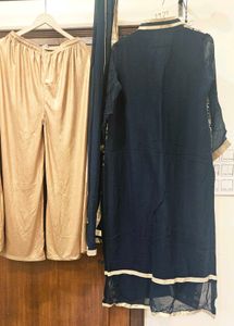 Handwork Heavy Suit, Dupatta and Plazzo
