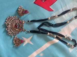 Mangalsutra and Necklace Combo